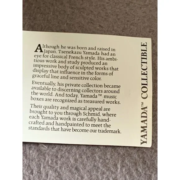 Vintage Schmid Yamada Music Box with Clown Bear & Piano - Picture 9 of 10